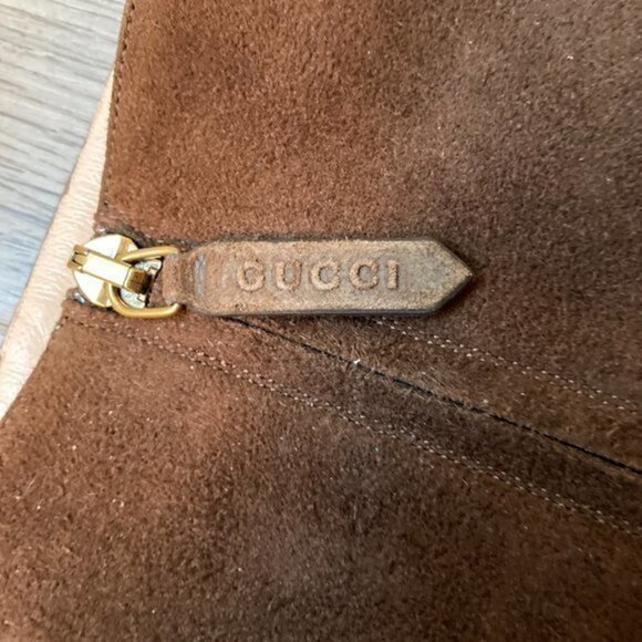 Gucci Madame Suede Leather Platform Knee High Boot EU Size 36 NWT - Picture 5 of 16